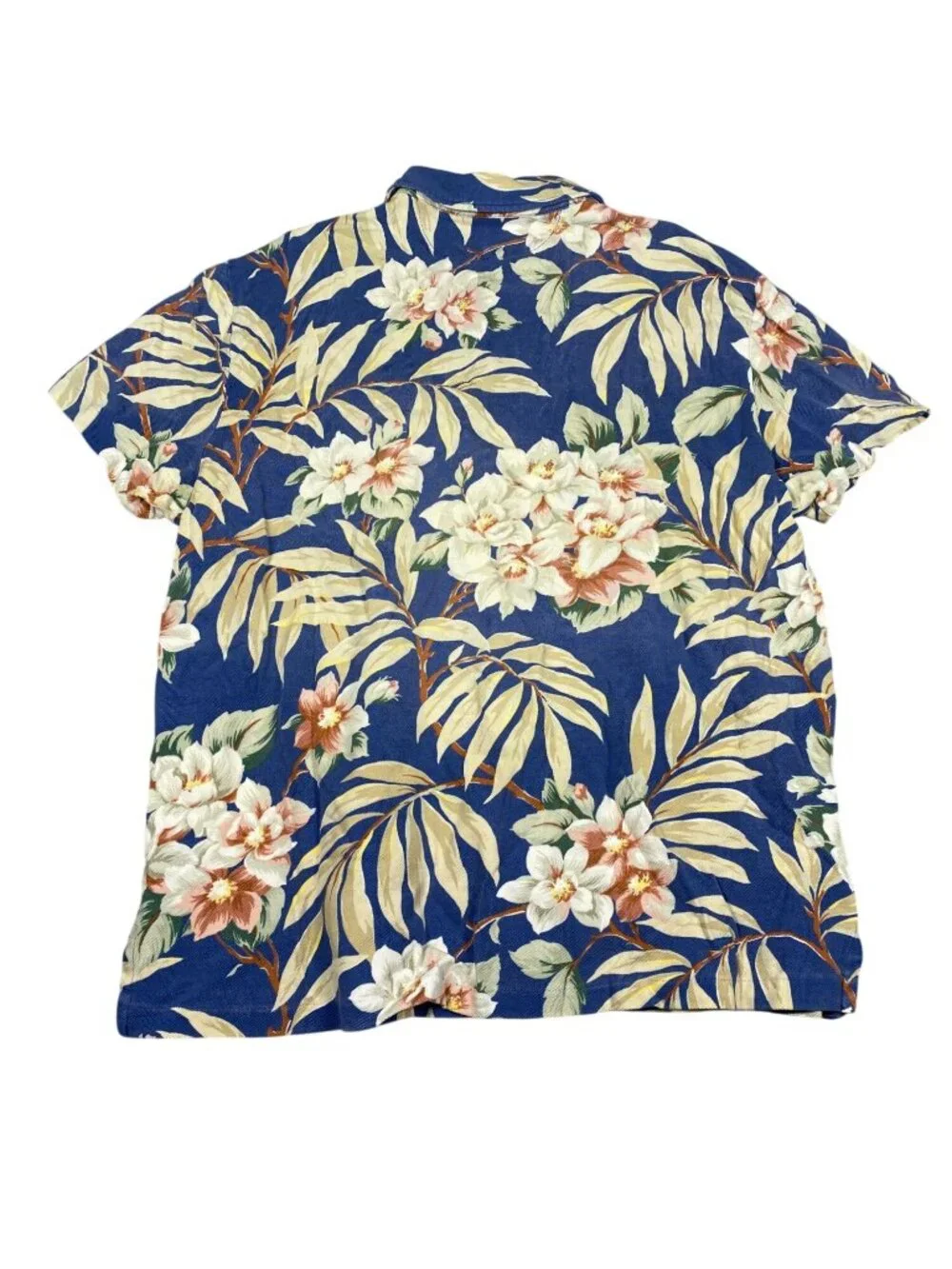 Polo Ralph Lauren Mens Custom Fit Floral Hawaiian Shirt XL Short Sleeve Cotton